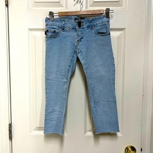 Ezekiel EZ Rider Cropped Blue Jeans
